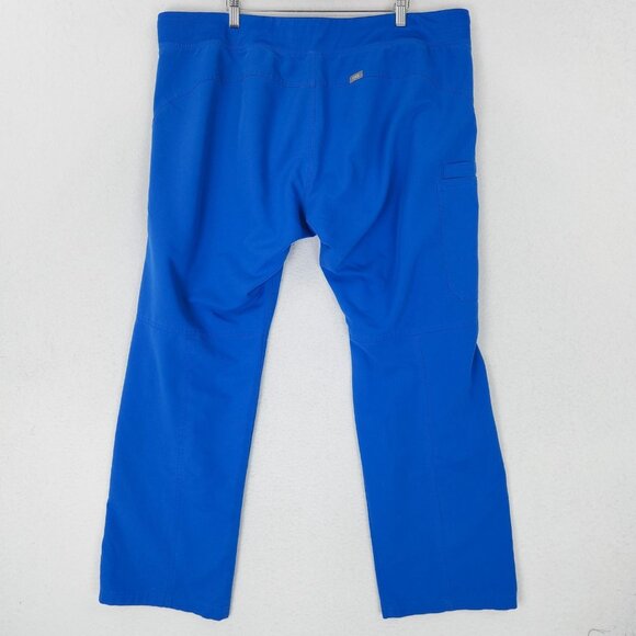 FIGS Scrub Pants Womens XXL Blue Kade Technical Collection Cargo Pockets Medical - Picture 7 of 10